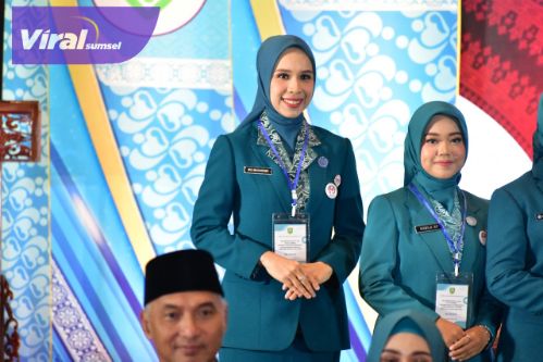Ike Meilina Muchendi Resmi Dilantik sebagai Ketua TP PKK OKI 2025-2030. Foto : viralsumsel.com /zep