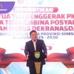 Hadiri Pelantikan Ketua TP PKK 16 Kabupaten/Kota Se-Sumsel, Begini Pesan Gubernur Herman Deru. Foto : humas pemprov