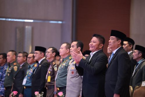 Hadiri Pelantikan Ketua TP PKK 16 Kabupaten/Kota Se-Sumsel, Begini Pesan Gubernur Herman Deru. Foto : humas pemprov
