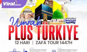 Umrah sekaligus ke Turki Bersama Zafa Tour. Foto : viralsumsel.com/nga