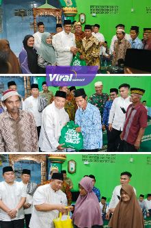 Safari Ramadhan Perdana Masjid Al-Hijrah, Bupati H. Edison ajak masyarakat khusuk dalam beribadah. Foto : viralsumsel.com 