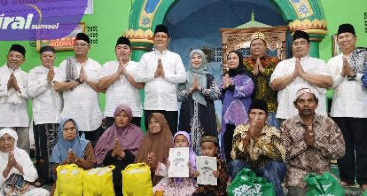 Safari Ramadhan Perdana Masjid Al-Hijrah, Bupati H. Edison ajak masyarakat khusuk dalam beribadah. Foto : viralsumsel.com