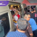 Korupsi Pemalsuan Dokumen Pengadaan Tanah Proyek Pembangunan Jalan Tol Betung-Tempino, Jambi, HA Langsung Ditahan di Rutan Pakjo Palembang. Foto : viralsumsel.com /ril