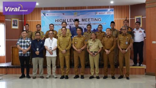 High Level Meeting TPID, Bupati OKI Muchendi : Momen Penting Menyusun Roadmap Pengendalian Inflasi Hadapi Hari Raya Idul Fitri. Foto : viralsumsel.com /zep