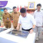 Tingkatkan Mobilitas dan Perekonomian, Gubernur Herman Deru Resmikan Jembatan Air Lais dan Trans SP Tanah Abang Ogan Ilir. Foto : humas pemprov