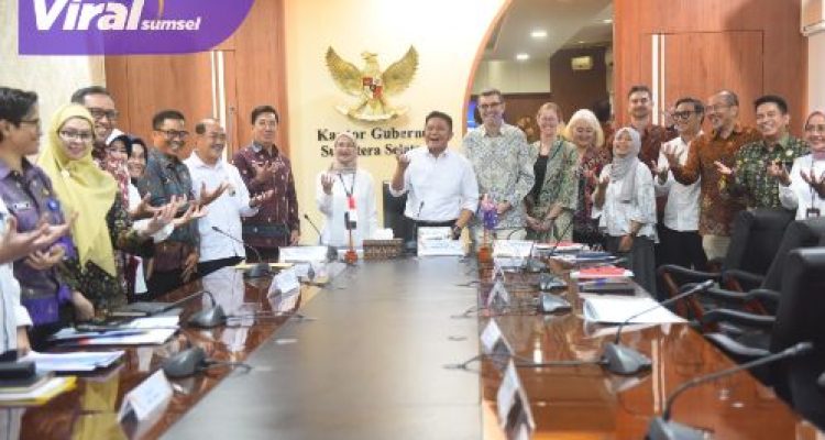 Gubernur Herman Deru Apresiasi Australia Lakukan Perpanjangan Kerjasama Pengelolaan IPAL di Kota Palembang. Foto: humas pemprov