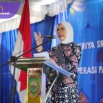 Feby Deru Buka Kriya Sriwijaya Ramadhan Sale dan Operasi Pasar Ramadhan 2025. Foto : humas pemprov