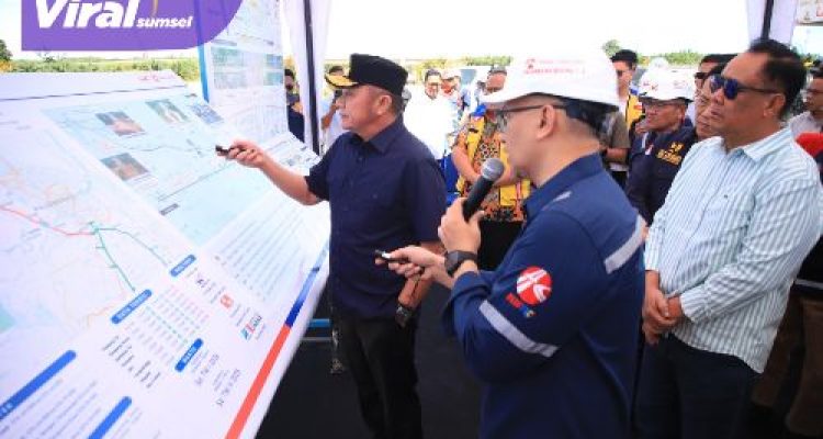 Herman Deru Cek Jalur Alternatif Tol Palembang-Betung Jelang Lebaran Idul Fitri. Foto : humas pemprov