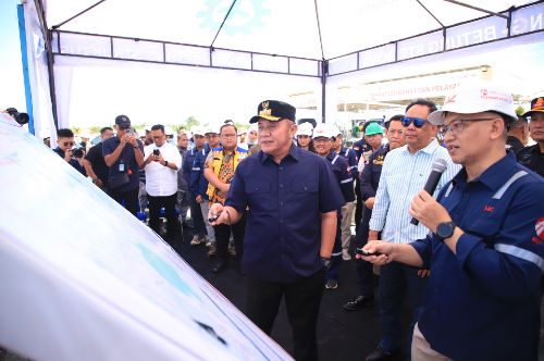 Herman Deru Cek Jalur Alternatif Tol Palembang-Betung Jelang Lebaran Idul Fitri. Foto : humas pemprov