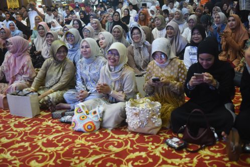 Suasana Safari Ramadhan 1446 H/2025 Gubernur Sumsel dan Forkopimda Sumsel di Gedung Pendopo Tanjung Senai, Kabupaten Ogan Ilir, Rabu (19/3/2025) sore. Foto : humas pemprov