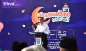 OKI Ramadan Fest Dibuka , Hadirkan Bazar UMKM hingga Tausiyah Ustadz Abdul Somad. Foto : viralsumsel.com /zep