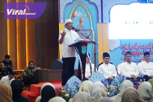 Gubernur Herman Deru Pererat Ukhuwah Islamiyah dengan Masyarakat Ogan Ilir Lewat Safari Ramadhan 1446 H. Foto : foto : humas pemprov