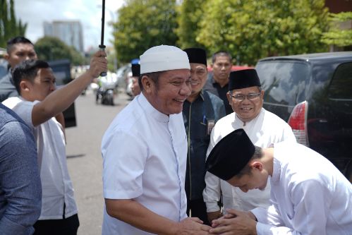 Gubernur Herman Deru Gandeng Lembaga Qur’an Bina Ilmi Sukseskan Program Satu Desa Satu Rumah Tahfidz di Sumsel. Foto : humas pemprov