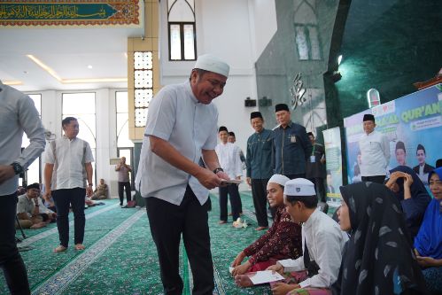 Gubernur Herman Deru Gandeng Lembaga Qur’an Bina Ilmi Sukseskan Program Satu Desa Satu Rumah Tahfidz di Sumsel. Foto : humas pemprov