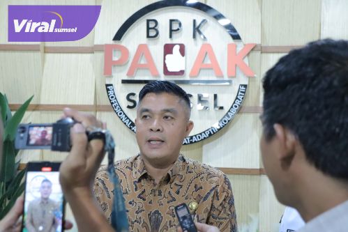 Serahkan LKPD 2023, Sekda Yakin Palembang Raih Opini WTP. Foto : viralsumsel.com /nto