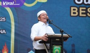 Pererat Silaturahmi, Gubernur Herman Deru Buka Puasa Bersama 300 Orang Tim HDCU. Foto : humas pemprov