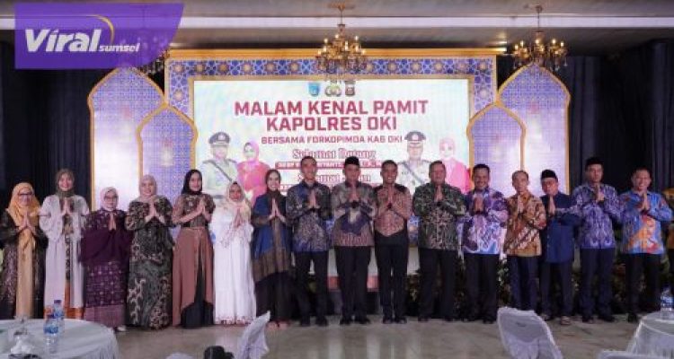 Sambut Kapolres Baru, Eko Subiyanto, Bupati Muchendi Berterimakasih ke Hendrawan Susanto. Foto : viralsumsel.com /zep
