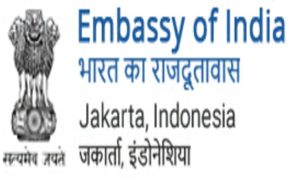 Logo Embassy of India Jakarta. Foto: viralsumsel.com