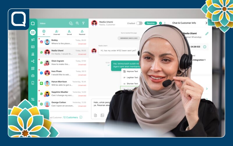 Optimalkan Layanan Pelanggan Selama Ramadan dengan Qiscus AI. Foto: viralsumsel.com