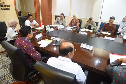 Gubernur Herman Deru Apresiasi Australia Lakukan Perpanjangan Kerjasama Pengelolaan IPAL di Kota Palembang. Foto: humas pemprov