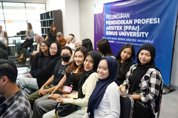 BINUS UNIVERSITY Luncurkan Program Pendidikan Profesi Arsitek (PPAr). Foto: viralsumsel.com