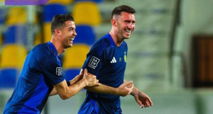 Pertaruhan Takhta Liga Saudi Al Hilal vs Al Nassr, Siapa Lebih Tajam: CR7 atau Leonardo?. Foto : igalnassr