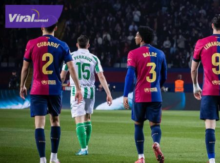 Barcelona Ditahan Imbang Real Betis, Puncak Klasemen La Liga Mulai Terancam. Foto : igbarcelona