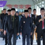 Wali Kota Ratu Dewa Hadiri Rapat Paripurna Penyampaikan Pandangan Umum dari Fraksi - Fraksi. Foto : viralsumsel.com /nto