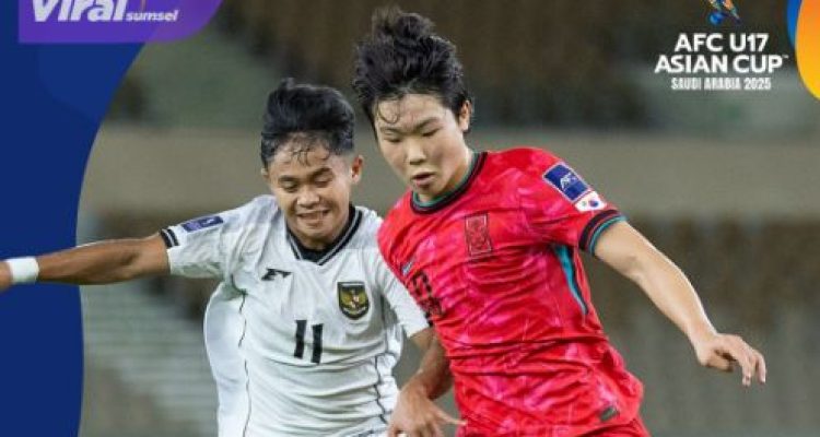 Pertandingan Timnas Indonesia U-17 hadapi Korea Selatan U-17 pada ajang Piala Asia U-17 2025. Foto : igafc