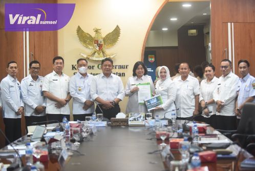 Terima Audensi Bupati Mura, Gubernur Herman Deru Tekankan Bangubsus Untuk Pembangunan Infrastruktur Penunjang Bidang Kesehatan. Foto : humas pemprov