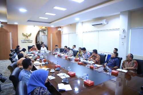 HDCU Terima Silaturahmi Bupati OKU Timur dan Jajaran Bahas Program Prioritas Daerah. Foto : humas pemprov