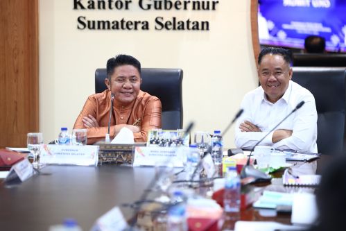 HDCU Terima Silaturahmi Bupati OKU Timur dan Jajaran Bahas Program Prioritas Daerah. Foto : humas pemprov