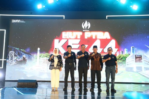 Hadiri Puncak HUT PTBA ke-44 Tahun, Wagub Sumsel Cik Ujang Dukung Upaya PTBA Wujudkan Asta Citra Presiden Prabowo. Foto  : humas pemprov 