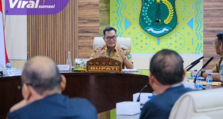 Sambut KONI Sumsel, Bupati Muba H M Toha Bahas Kesuksesan Ajang Porprov di Muba. Foto : viralsumsel.com /dev