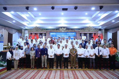 Gubernur dan Wagub Gelar Rakor Untuk Menyatukan Visi dan Misi Bersama OPD dan Instansi Vertikal Sumsel. Foto : humas pemprov