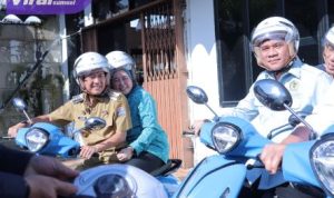Menteri Wihaji Tinjau Pemberian Makanan Bergizi di Palembang, Wako Ratu Dewa Siap Bersinergi. Foto : viralsumsel.com /nto