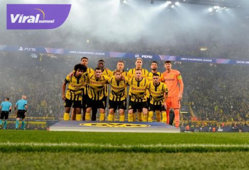 Guirassy Hat-trick, Dortmund Bungkam Barcelona 3-1,  Tapi Gagal ke Semifinal Liga Champions. Foto : igdortmnut