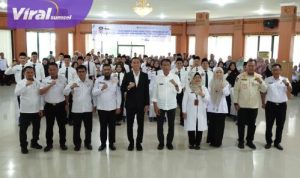 Bupati Muchendi Serahkan SK CPNS, OKI Tercepat se Sumsel. Foto : viralsumsel.com /zep