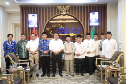 Gubernur Herman Deru Dukung Pelaksanaan Musda MUI Sumsel 2026 dan Siap Mengakomodir Kebutuhan Kantor Baru MUI Sumsel. Foto : viralsumsel.com /win