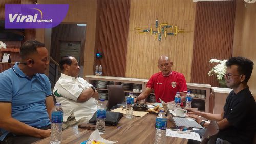 Rapat Asprov PSSI Sumsel di Hotel Majestic Palembang, Sabtu, 19 April 2025. Foto : viralsumsel.com /asa