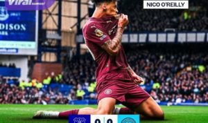 Manchester City Tundukkan Everton 2-0 di Goodison Park, Jaga Asa Kejar Gelar. Foto : igmancity