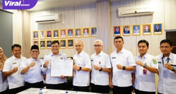 Pemkot Prabumulih Bahas Harmonisasi Dua Raperda Strategis di Kanwil Kemenkumham Sumsel. Foto : viralsumsel.com /man