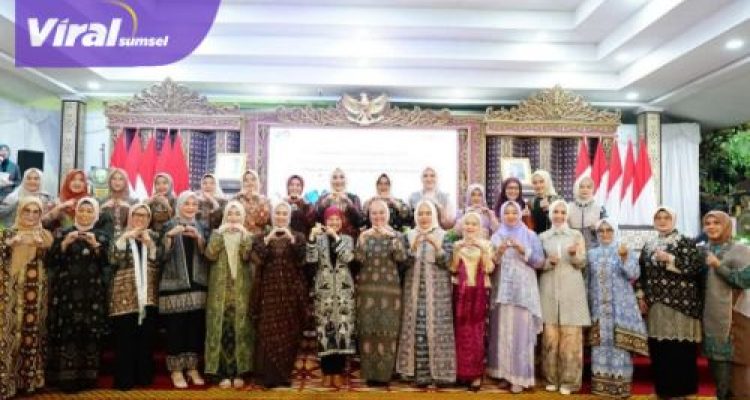 Hj. Linda Arlan Hadiri Halal Bihalal DWP Sumsel, Pesan “Great Personality” Jadi Sorotan! Foto : viralsumsel.com /man