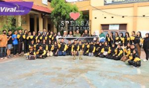 Marcing Band SMPN 1 Ikuti LMC Di Lampung, Amri : Kami Siapkan 10 Juta Jika Bawa Piala. Foto : viralsumsel.com /win