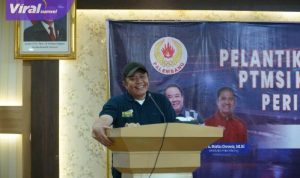Gubernur Herman Deru Harapkan PTMSI Kota Palembang Jadi Kanal Bagi Penghobi Tenis Meja Untuk Lebih Berprestasi. Foto : viralsumsel.com /win
