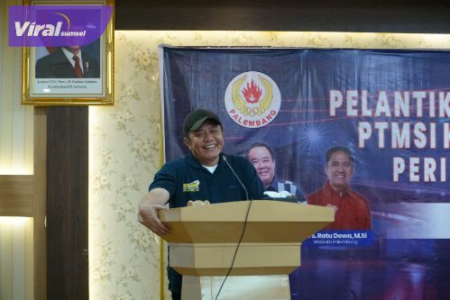 Gubernur Herman Deru Harapkan PTMSI Kota Palembang Jadi Kanal Bagi Penghobi Tenis Meja Untuk Lebih Berprestasi. Foto : viralsumsel.com /win
