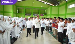 495 Calon Jema'ah Haji OKI Ikut Manasik, Bupati Muchendi Minta Doa untuk Kemajuan Daerah. Foto : viralsumsel.com /zep