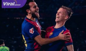 La Liga: Gol Tunggal Dani Olmo Antar Barcelona Jaga Puncak Klasemen!. Foto : igbarcelona