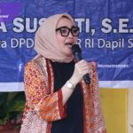 Hj Eva Susanti Apresiasi Penetapan Kembali Bandara SMB II Palembang sebagai Bandara Internasional. Foto : viralsumsel.com /ril