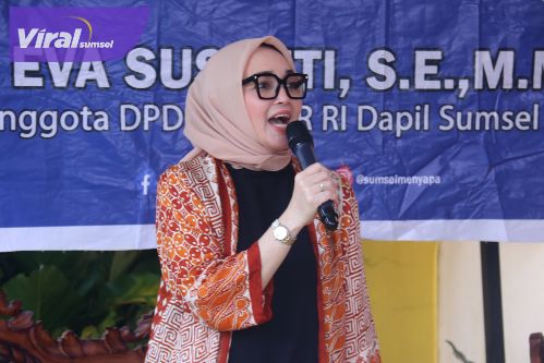 Hj Eva Susanti Apresiasi Penetapan Kembali Bandara SMB II Palembang sebagai Bandara Internasional. Foto : viralsumsel.com /ril Hj Eva Susanti Apresiasi Penetapan Kembali Bandara SMB II Palembang sebagai Bandara Internasional. Foto : viralsumsel.com /ril